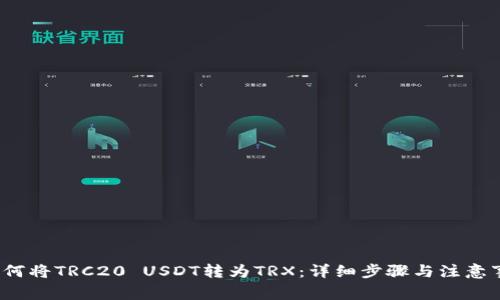  如何将TRC20 USDT转为TRX：详细步骤与注意事项